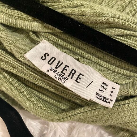 Sovere Inertia Knit Midi Skirt in Green XL - Picture 7 of 7